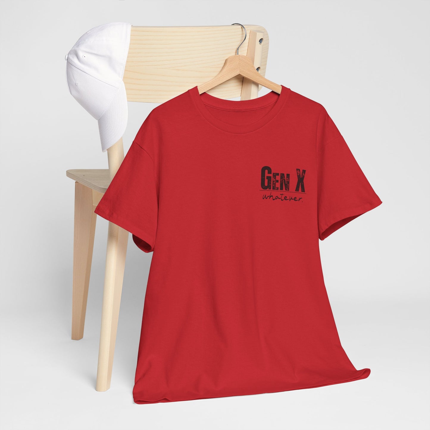 GEN X Definition Unisex Heavy Cotton T-Shirt Front & Back