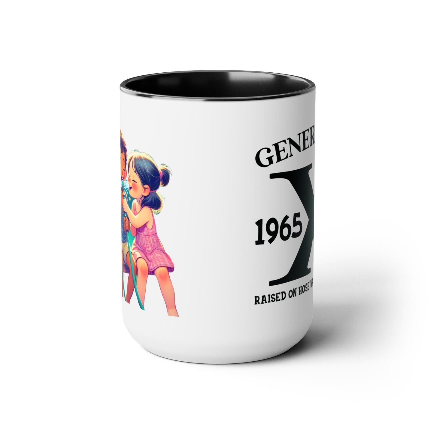 GEN X Raised On Hose Water & Neglect 15oz Coffee Mug