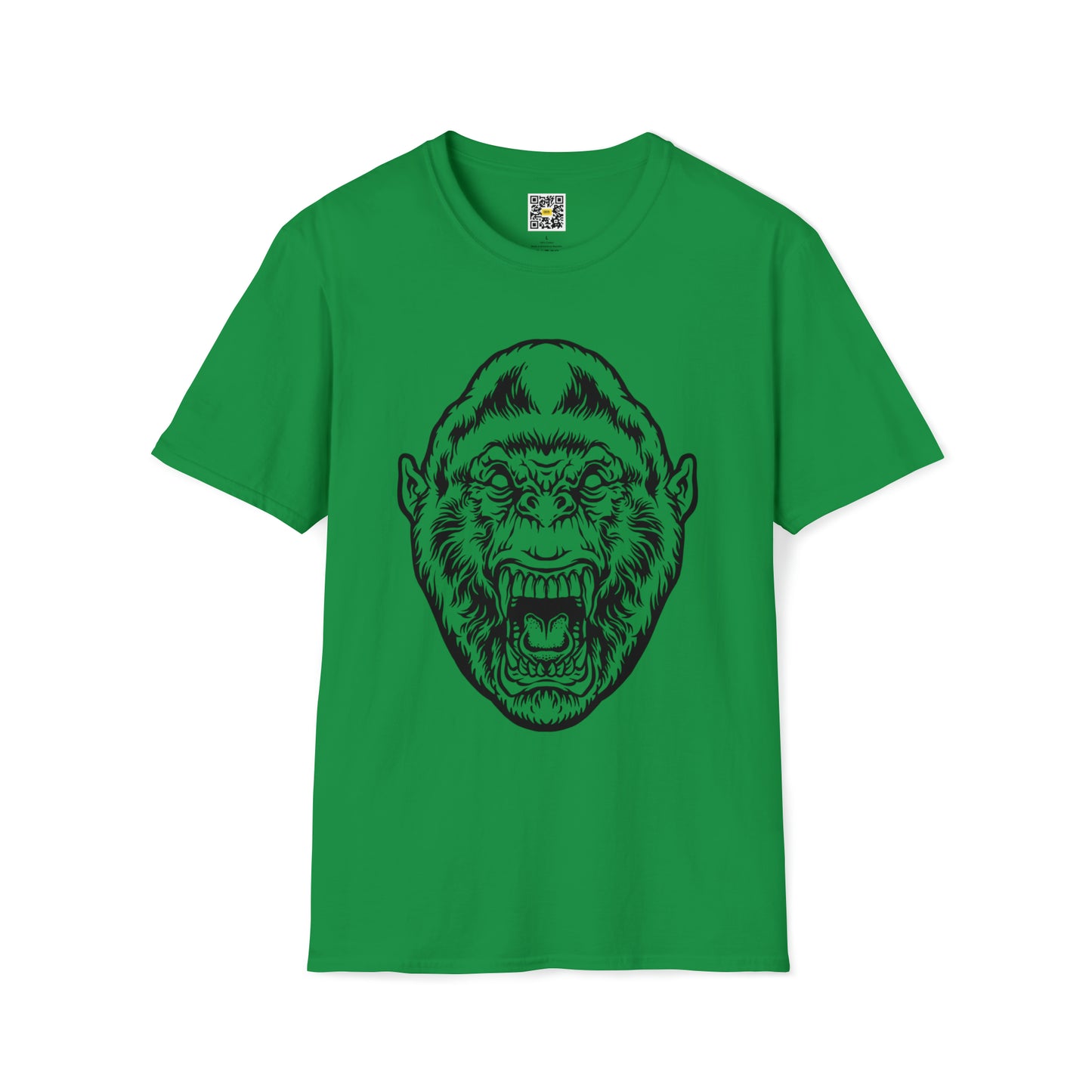 Angry Beast Gorilla Head T-Shirt Jungle Zoo Amazon Animals