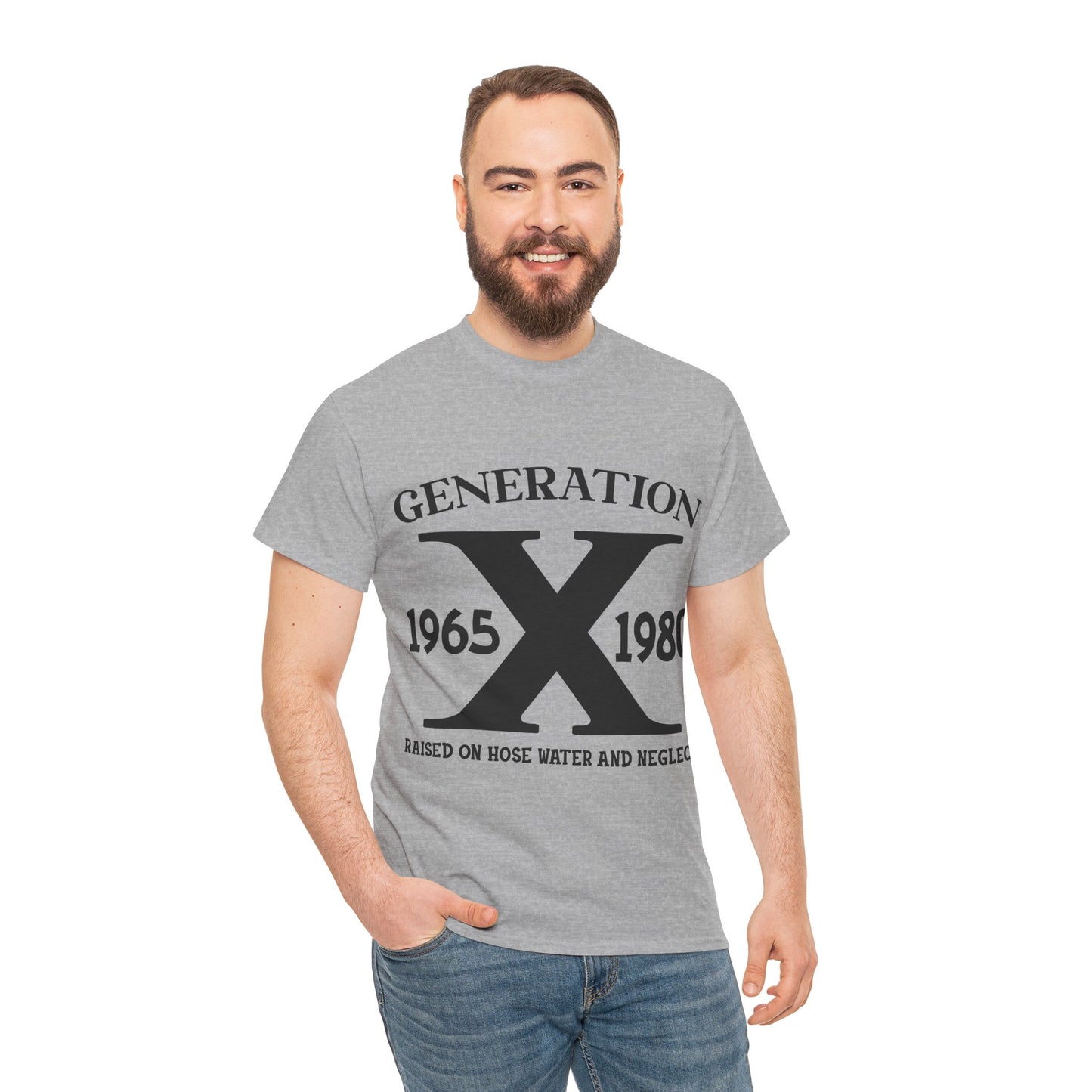 GEN X Raised On Hose Water & Neglect Tshirt Unisex Heavy Cotton
