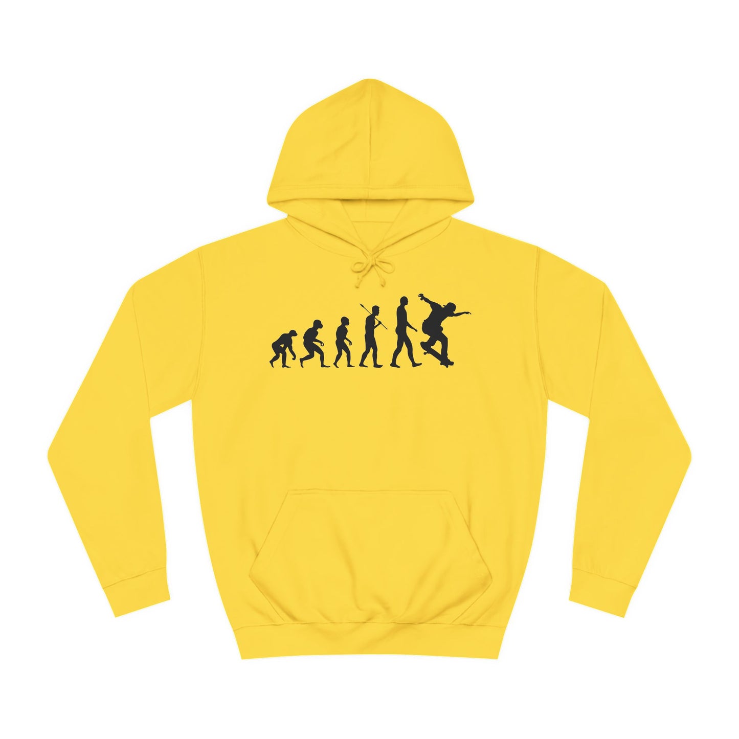 Evolution of Skateboarding Hoodie Stylish Graphic Pullover Unisex Skate Culture