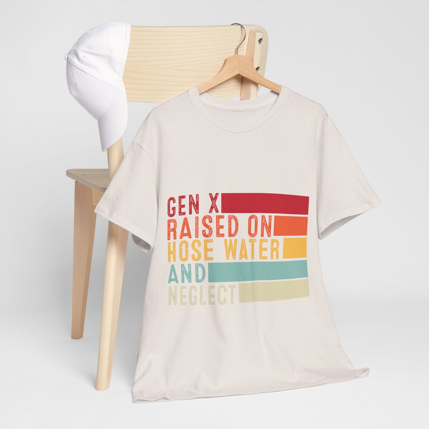 GEN X Raised On Hose Water & Neglect Tshirt Unisex Heavy Cotton