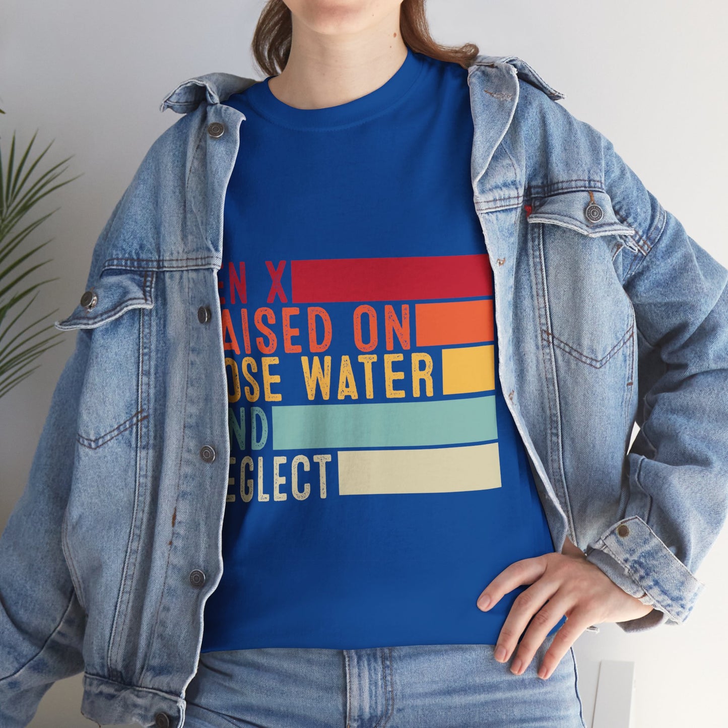 GEN X Raised On Hose Water & Neglect Tshirt Unisex Heavy Cotton