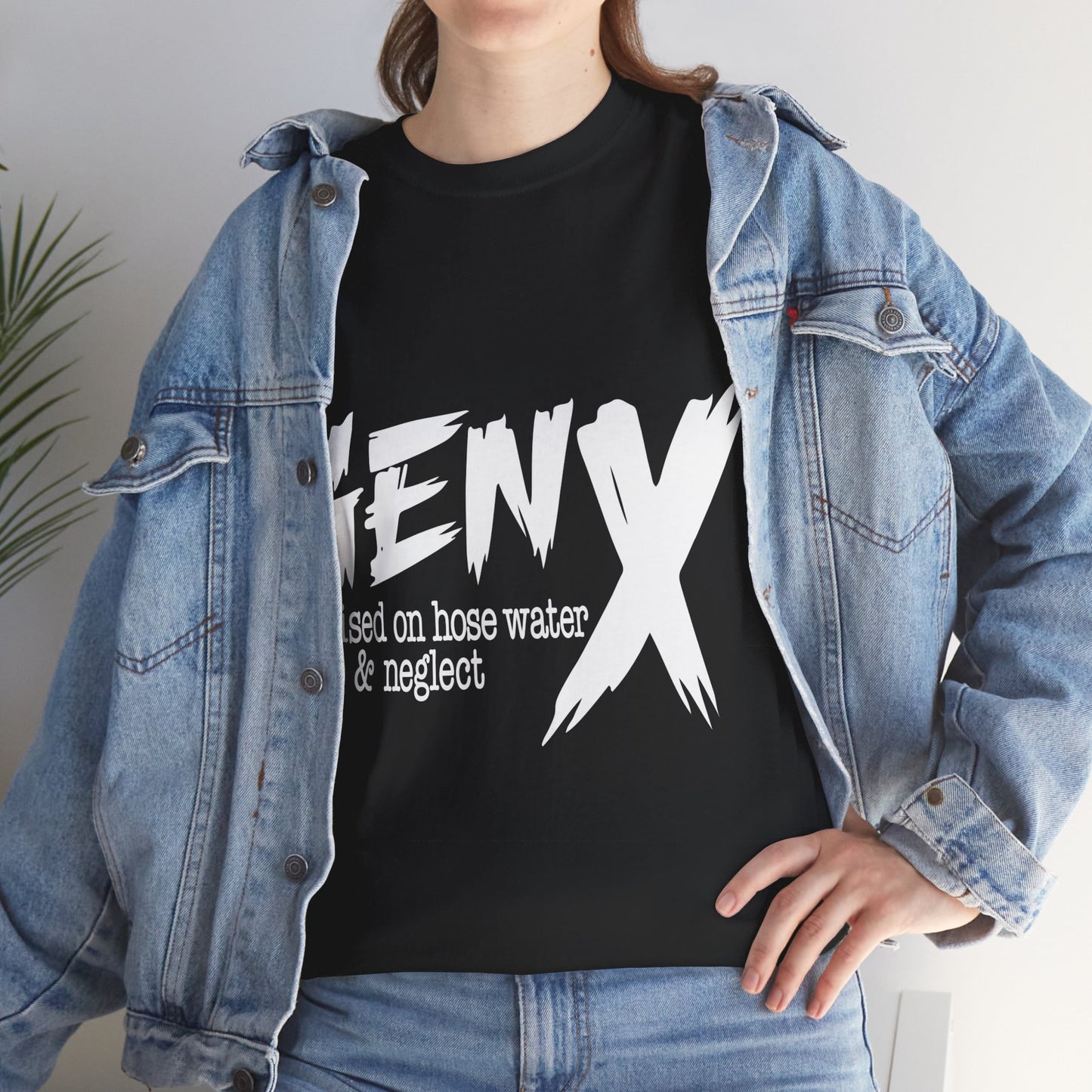 GEN X Raised On Hose Water & Neglect Tshirt Unisex Heavy Cotton