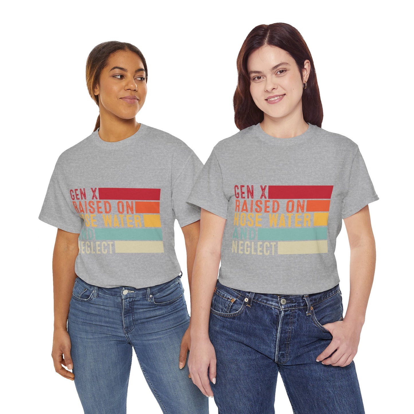 GEN X Raised On Hose Water & Neglect Tshirt Unisex Heavy Cotton