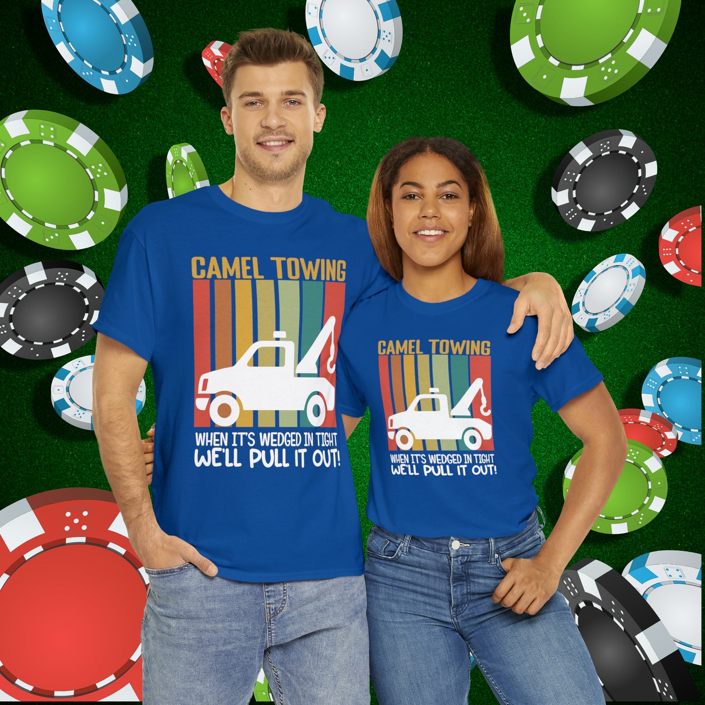 Camel Towing When its wedged in tight we'll pull it out T-Shirt
