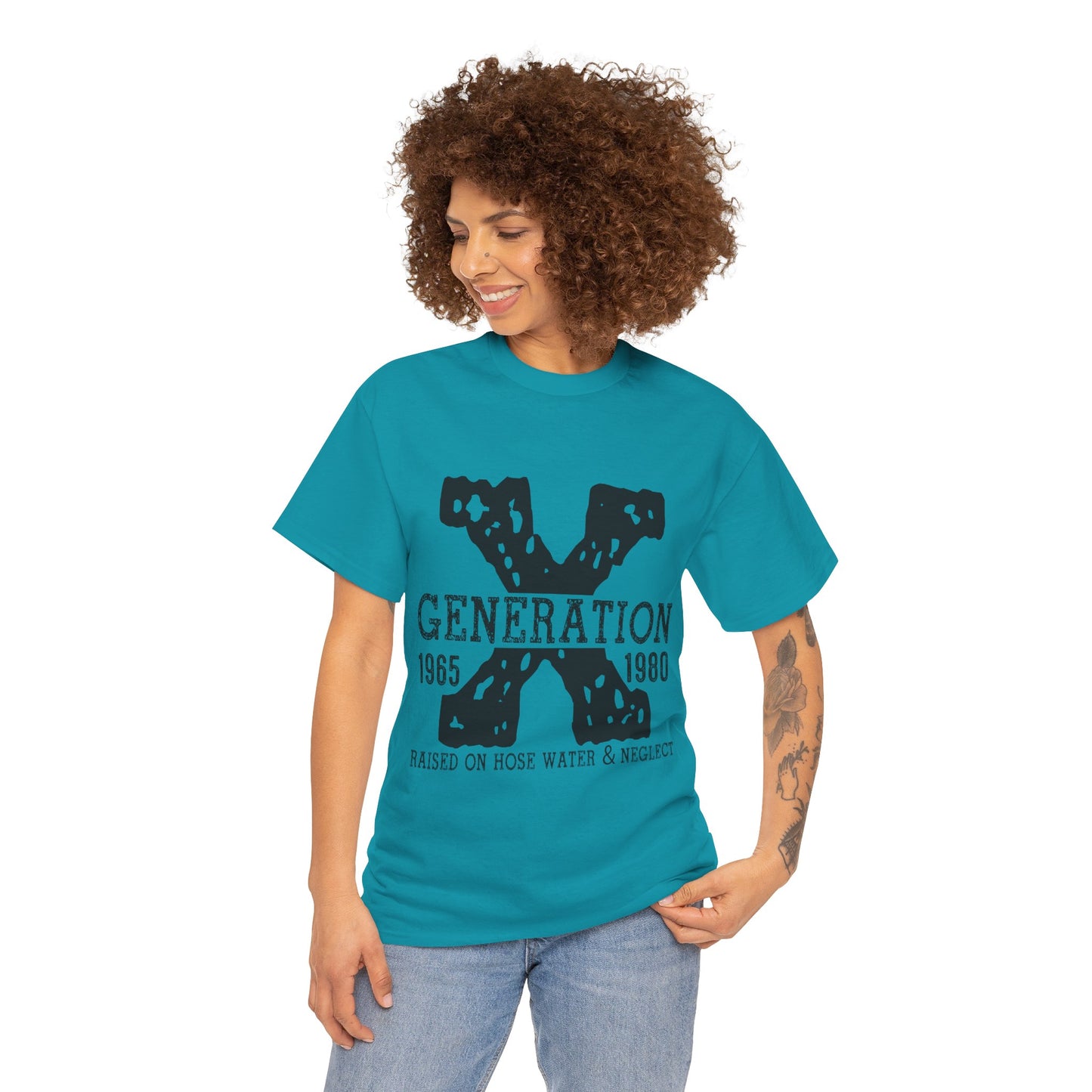 Copy of GEN X Raised On Hose Water & Neglect Tshirt Unisex Heavy Cotton