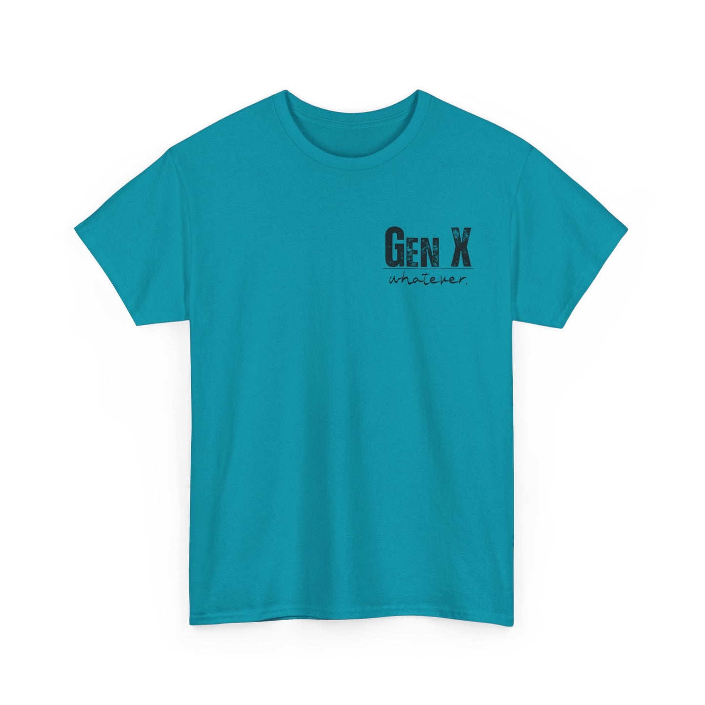 GEN X Definition Unisex Heavy Cotton T-Shirt Front & Back