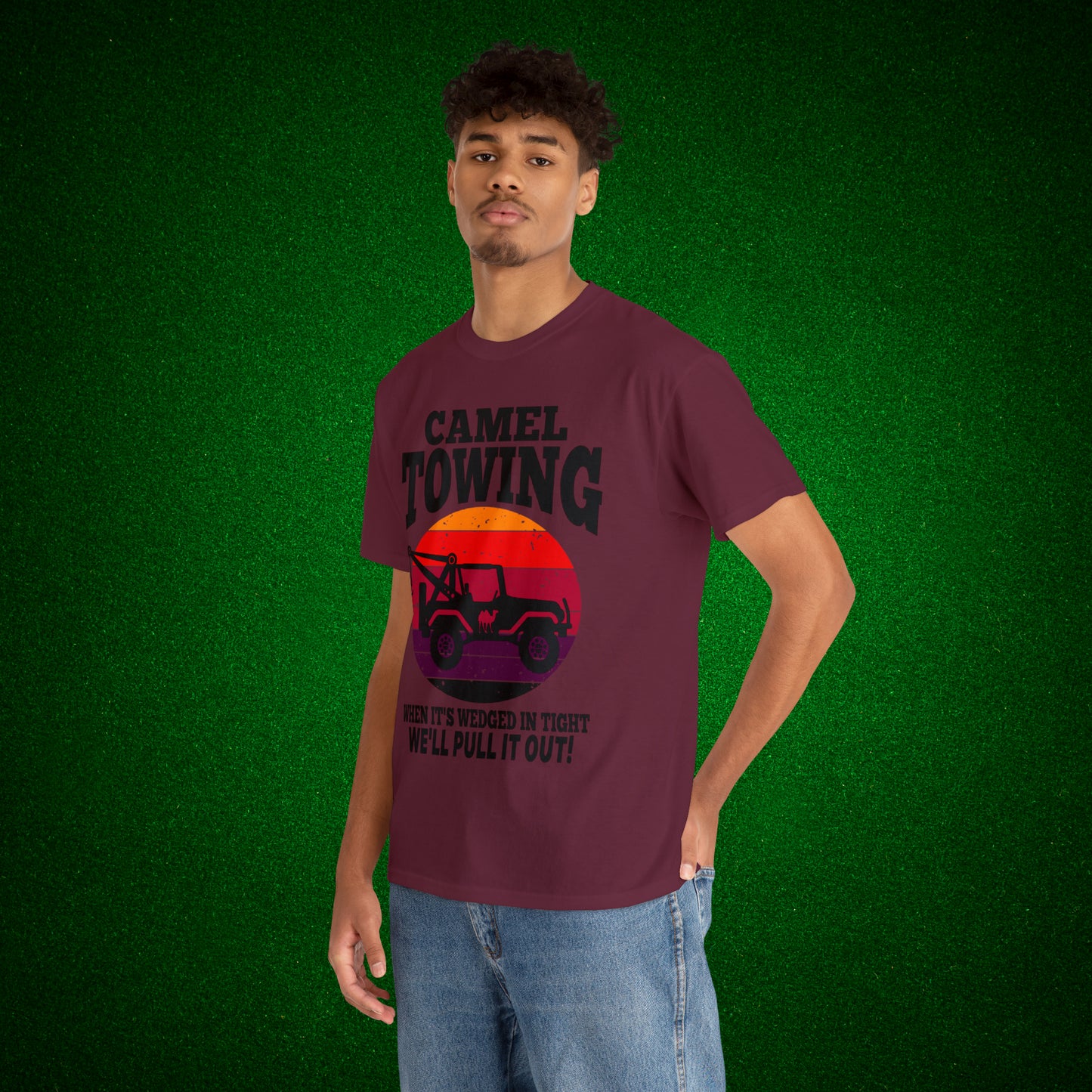Camel Towing When its wedged in tight we'll pull it out T-Shirt
