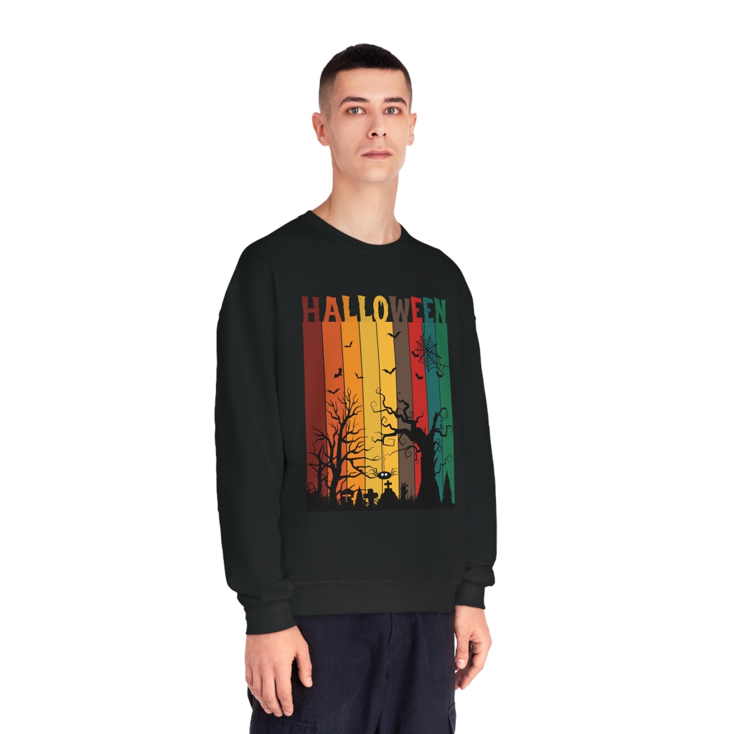 Halloween Spooky Sweatshirt Unisex NuBlend® Crewneck Sweatshirt