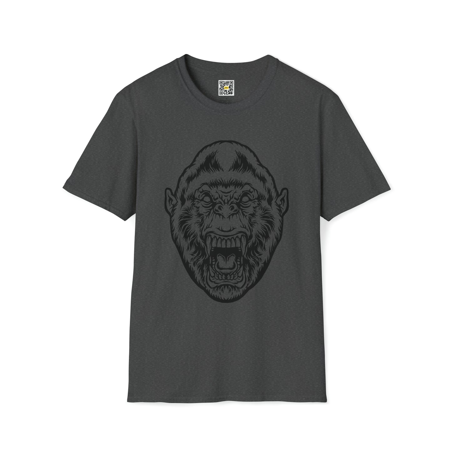 Angry Beast Gorilla Head T-Shirt Jungle Zoo Amazon Animals