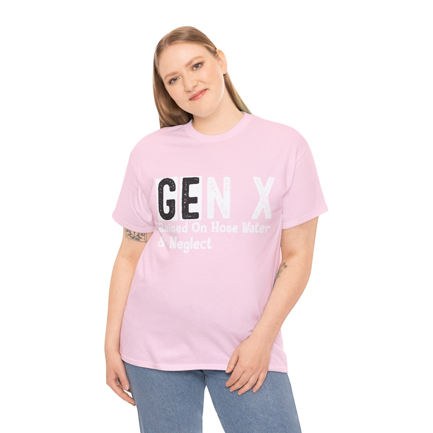 GEN X Raised On Hose Water & Neglect Tshirt Unisex Heavy Cotton