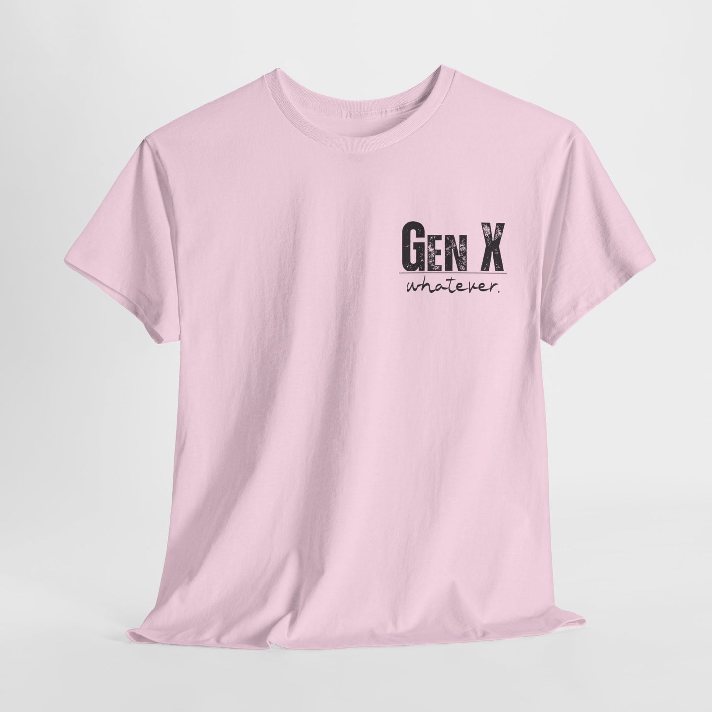 GEN X Definition Unisex Heavy Cotton T-Shirt Front & Back