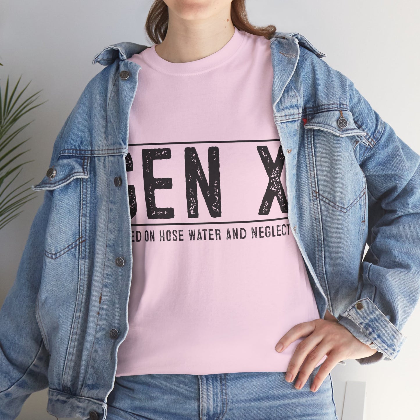 GEN X Raised On Hose Water & Neglect Tshirt Unisex Heavy Cotton