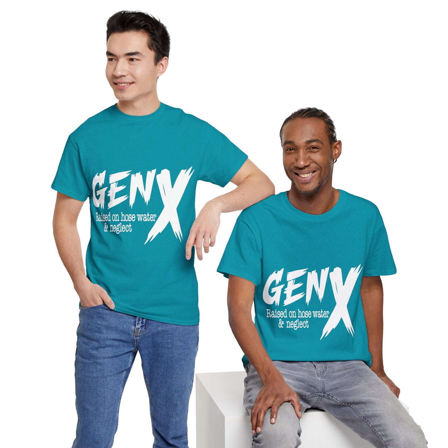 GEN X Raised On Hose Water & Neglect Tshirt Unisex Heavy Cotton