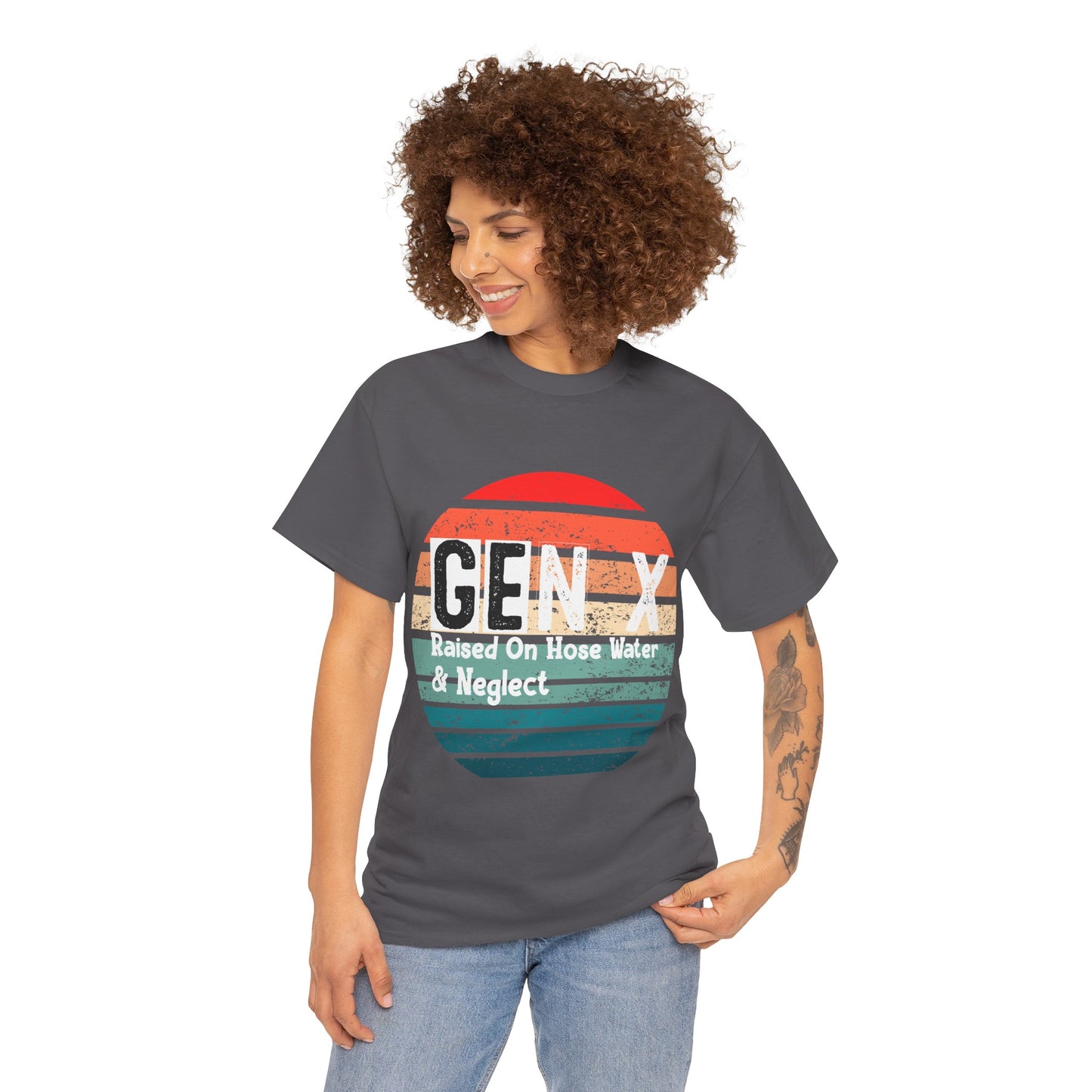 GEN X Raised On Hose Water & Neglect Tshirt Unisex Heavy Cotton