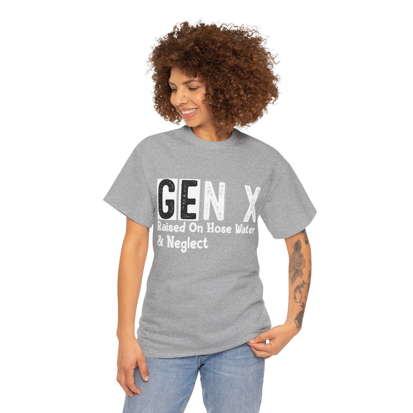 GEN X Raised On Hose Water & Neglect Tshirt Unisex Heavy Cotton