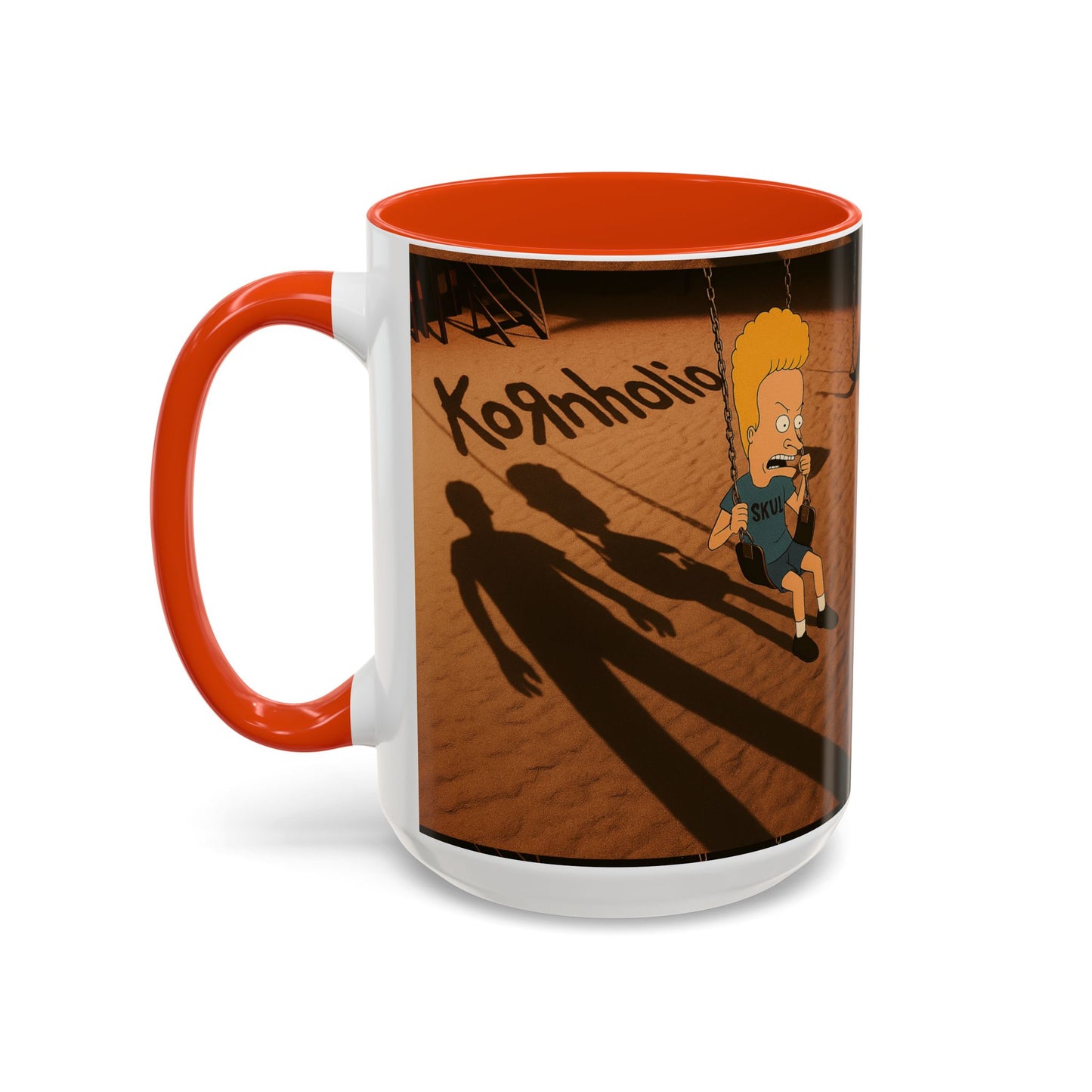 Kornholio 15 oz Coffee Mug Funny Nu Metal Cartoon Cup Multiple Colors