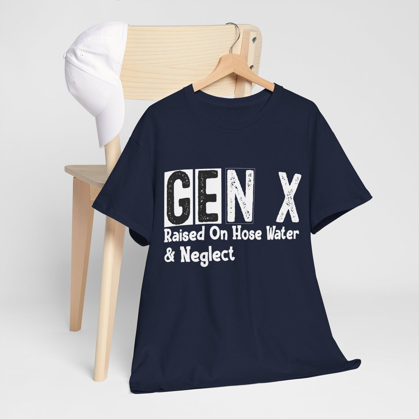 GEN X Raised On Hose Water & Neglect Tshirt Unisex Heavy Cotton