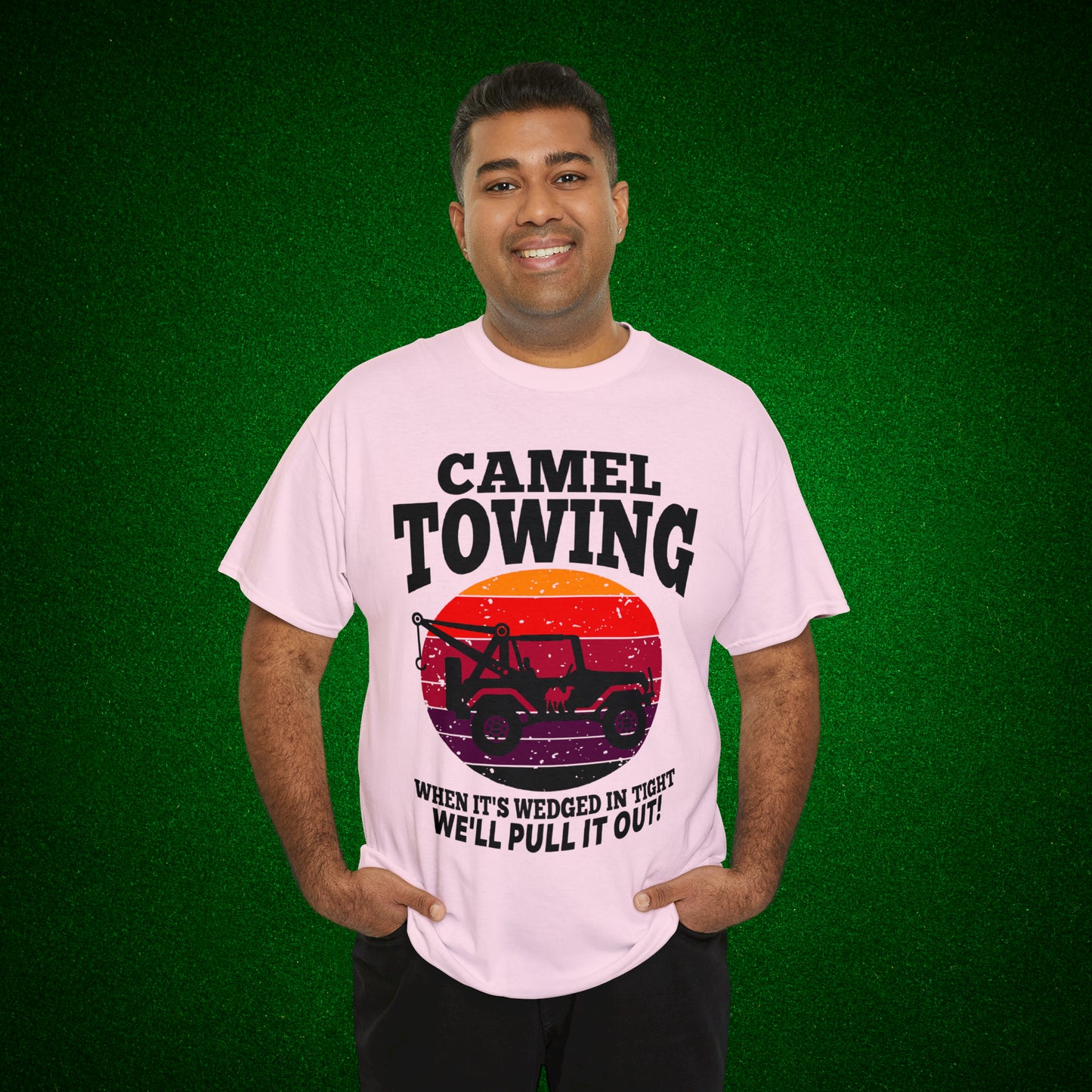 Camel Towing When its wedged in tight we'll pull it out T-Shirt