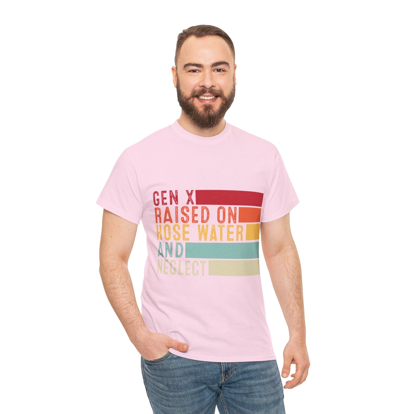 GEN X Raised On Hose Water & Neglect Tshirt Unisex Heavy Cotton