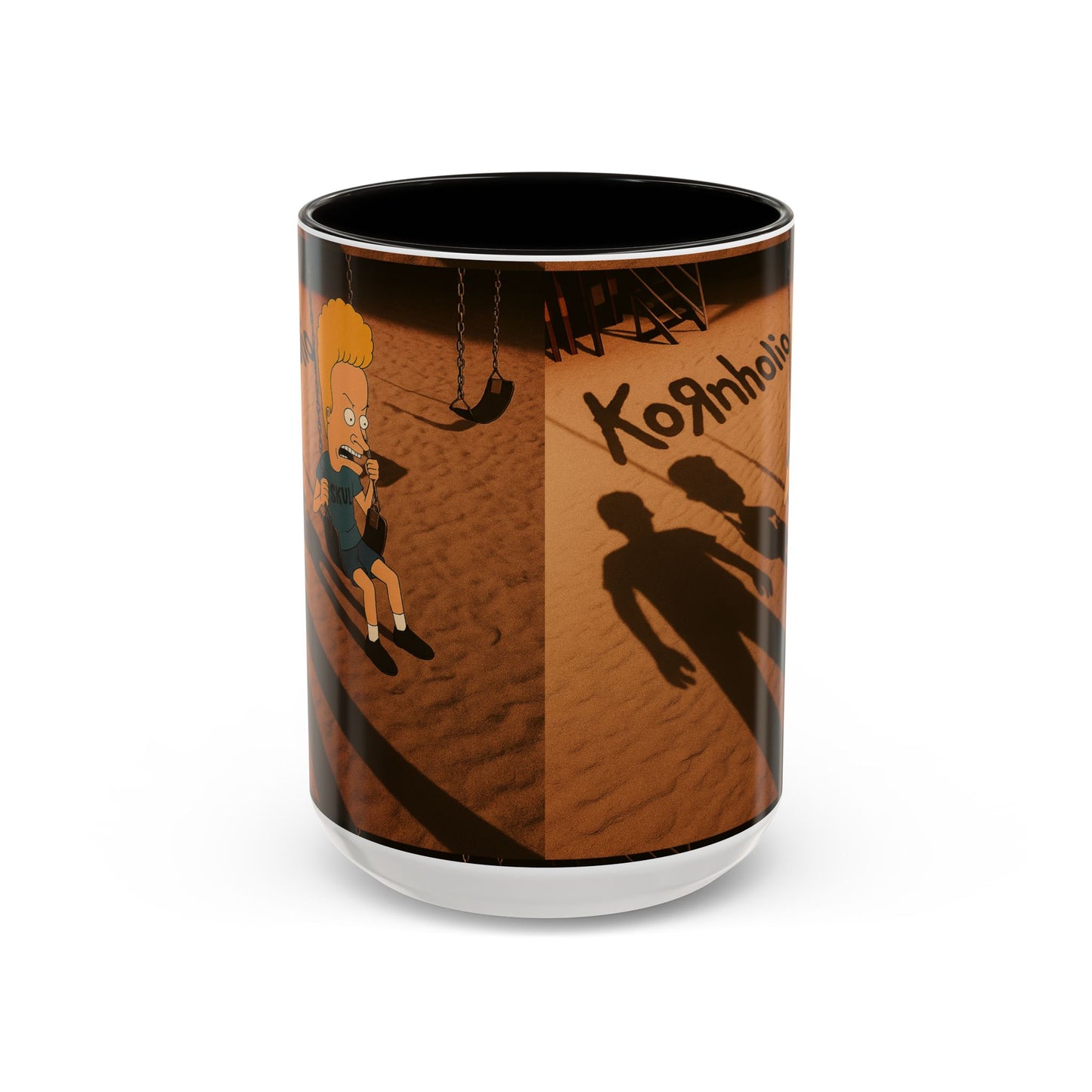 Kornholio 15 oz Coffee Mug Funny Nu Metal Cartoon Cup Multiple Colors
