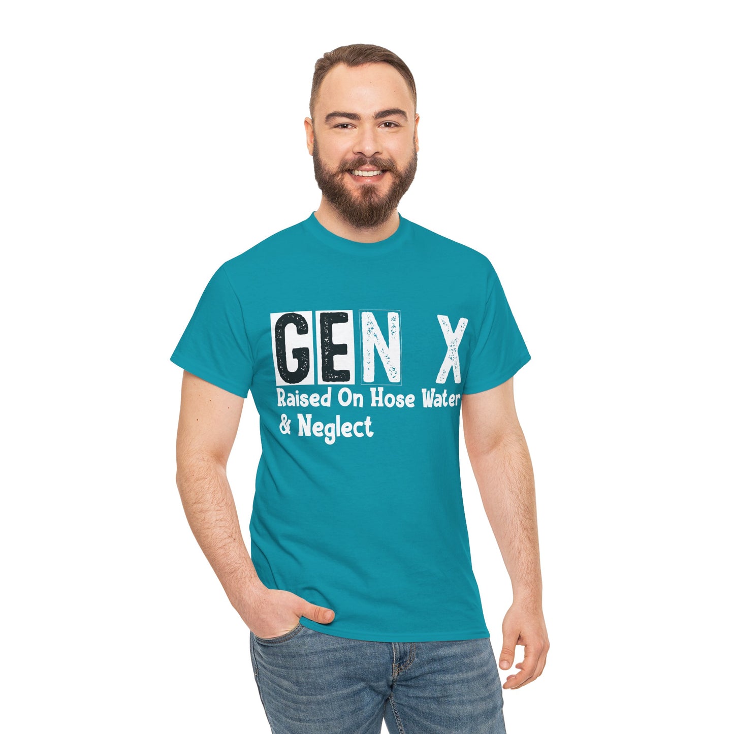 GEN X Raised On Hose Water & Neglect Tshirt Unisex Heavy Cotton