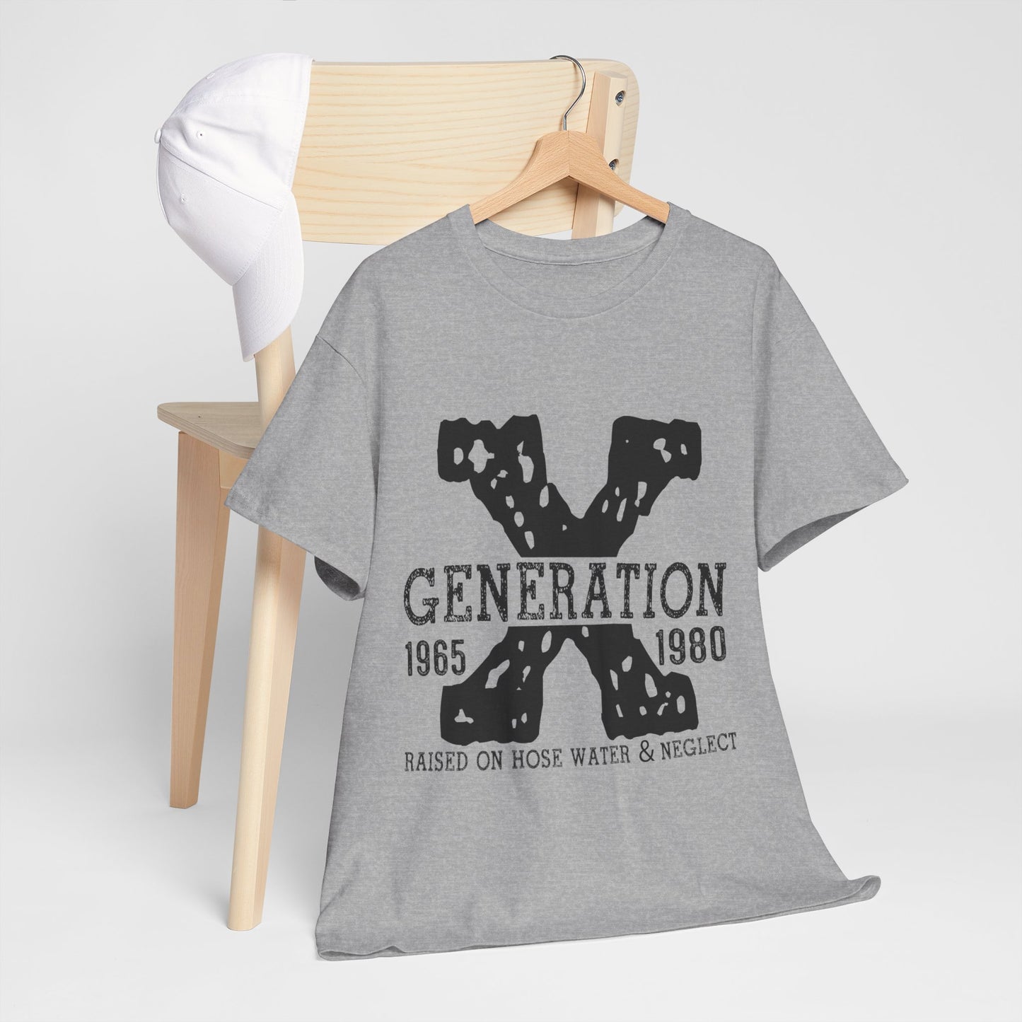 Copy of GEN X Raised On Hose Water & Neglect Tshirt Unisex Heavy Cotton