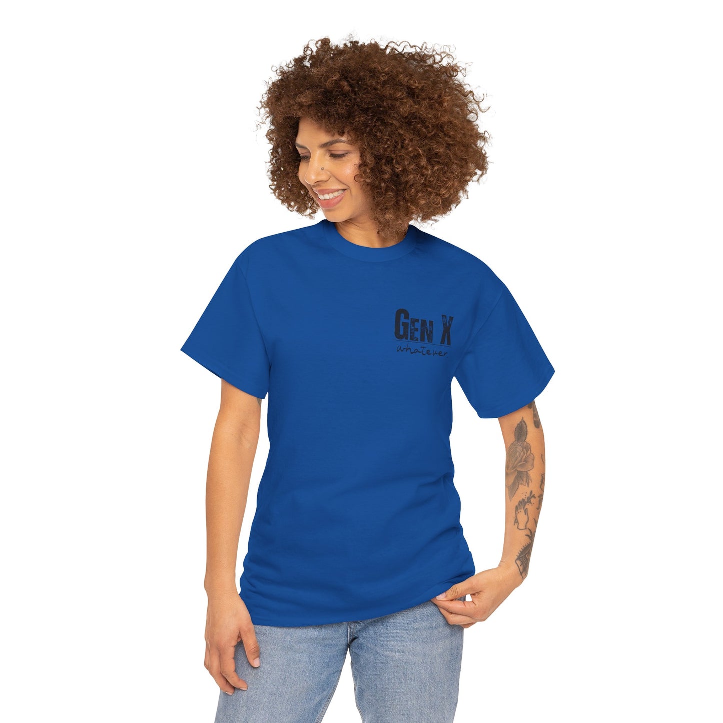 GEN X Definition Unisex Heavy Cotton T-Shirt Front & Back
