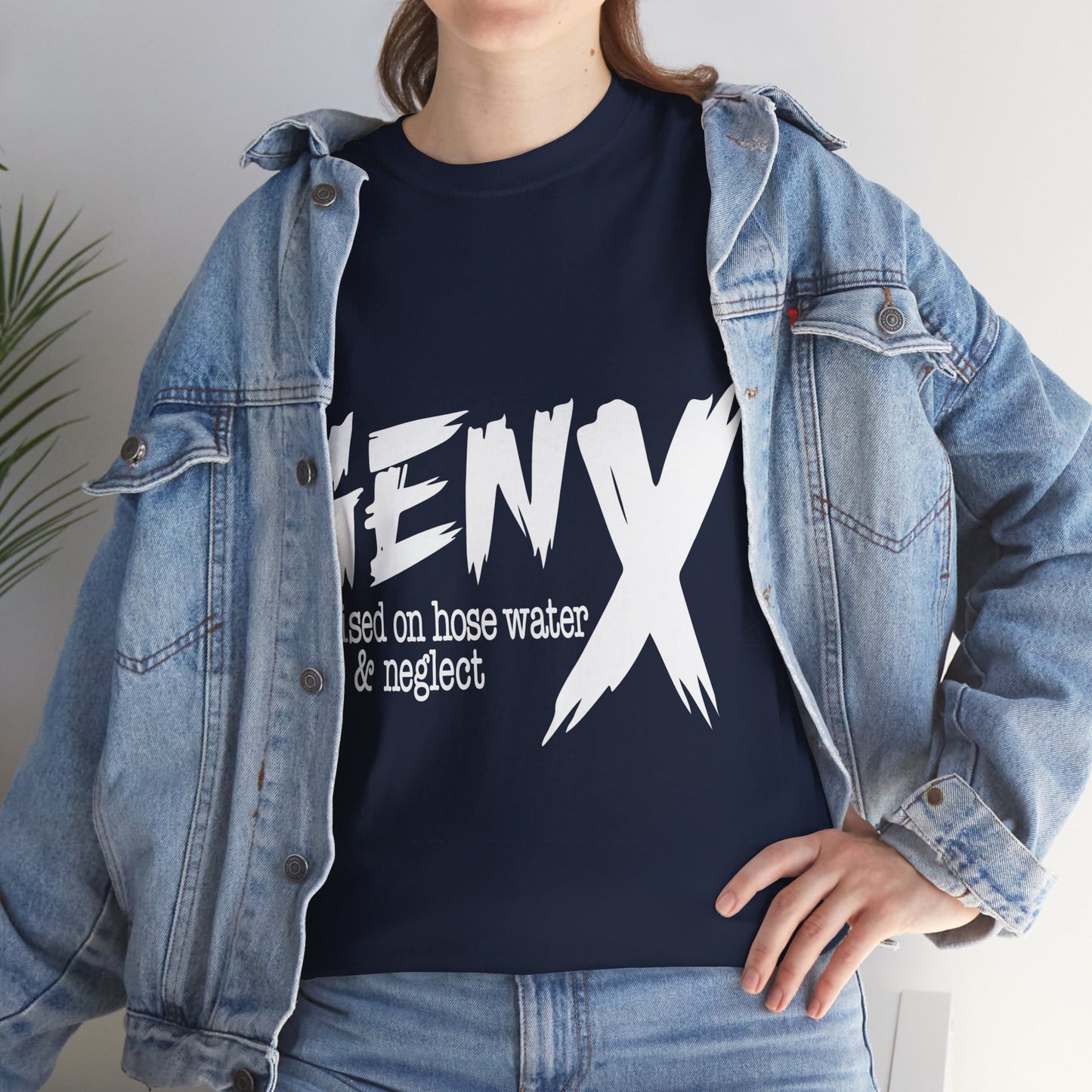 GEN X Raised On Hose Water & Neglect Tshirt Unisex Heavy Cotton