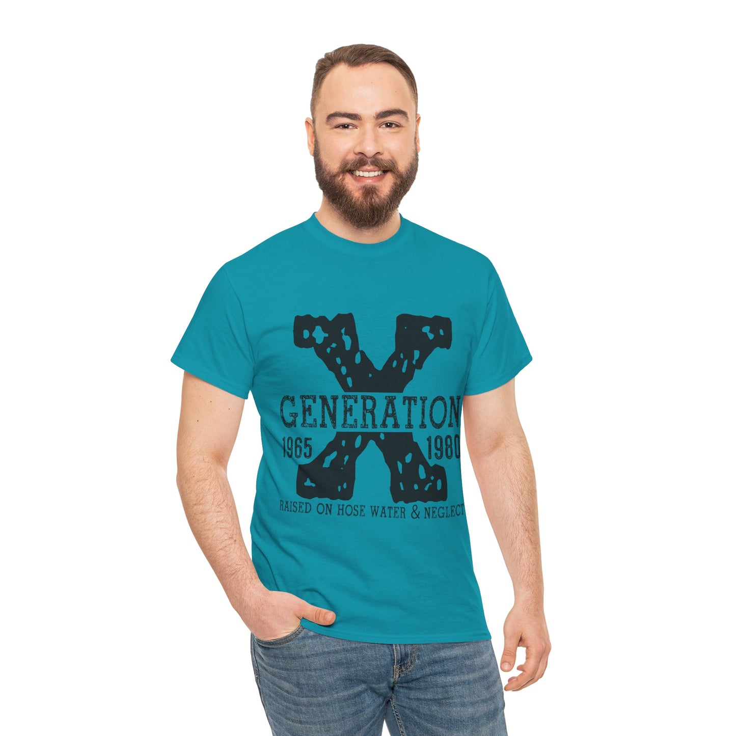 Copy of GEN X Raised On Hose Water & Neglect Tshirt Unisex Heavy Cotton
