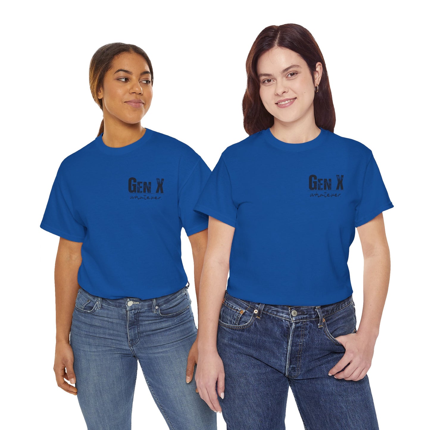 GEN X Definition Unisex Heavy Cotton T-Shirt Front & Back