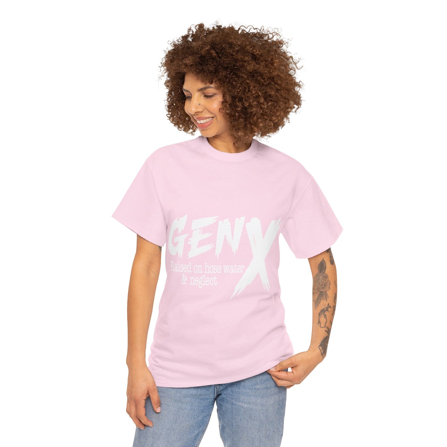 GEN X Raised On Hose Water & Neglect Tshirt Unisex Heavy Cotton