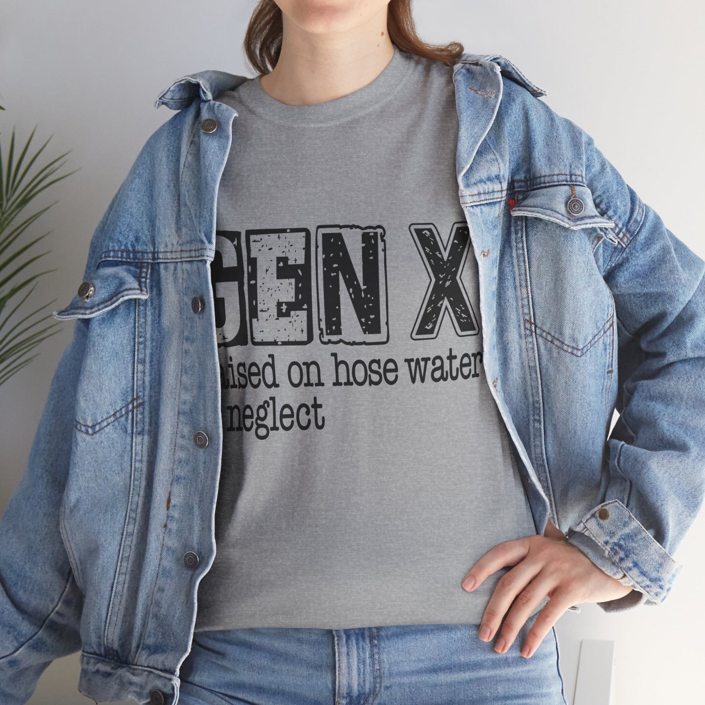 GEN X Raised On Hose Water & Neglect Tshirt Unisex Heavy Cotton