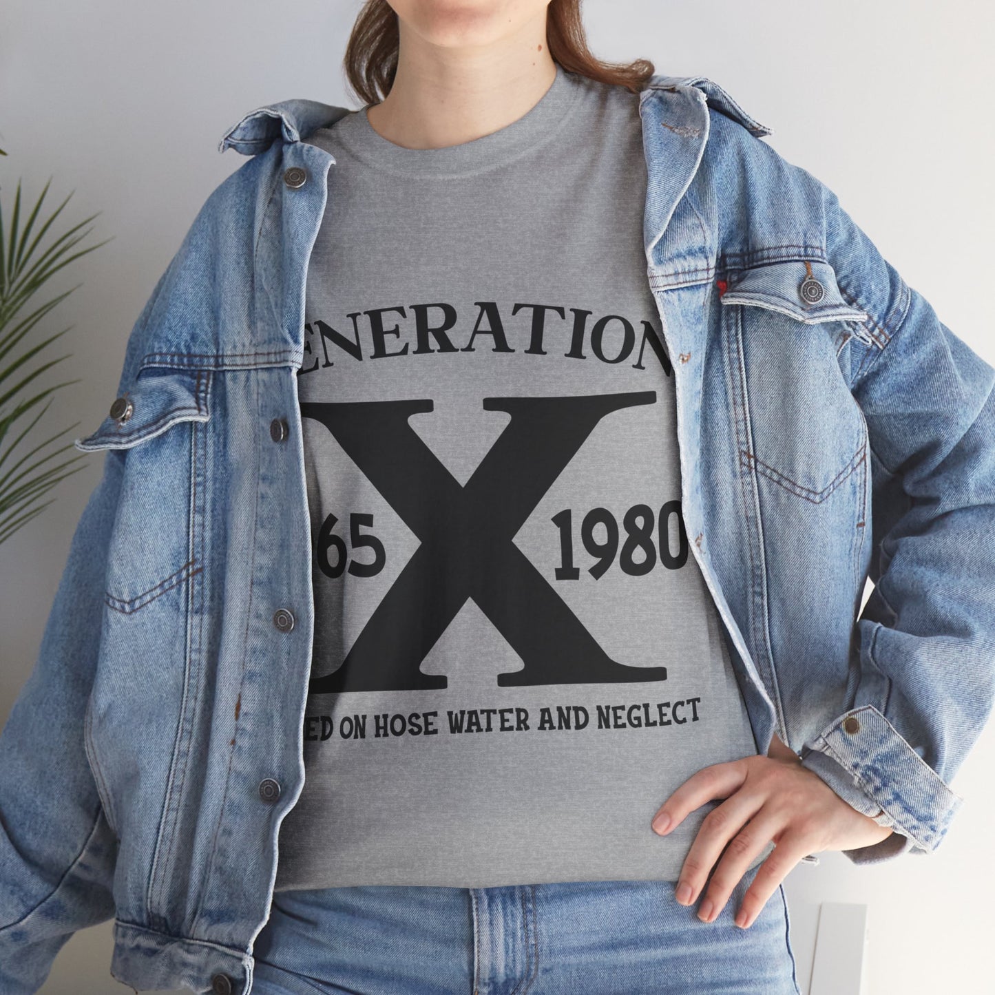 GEN X Raised On Hose Water & Neglect Tshirt Unisex Heavy Cotton