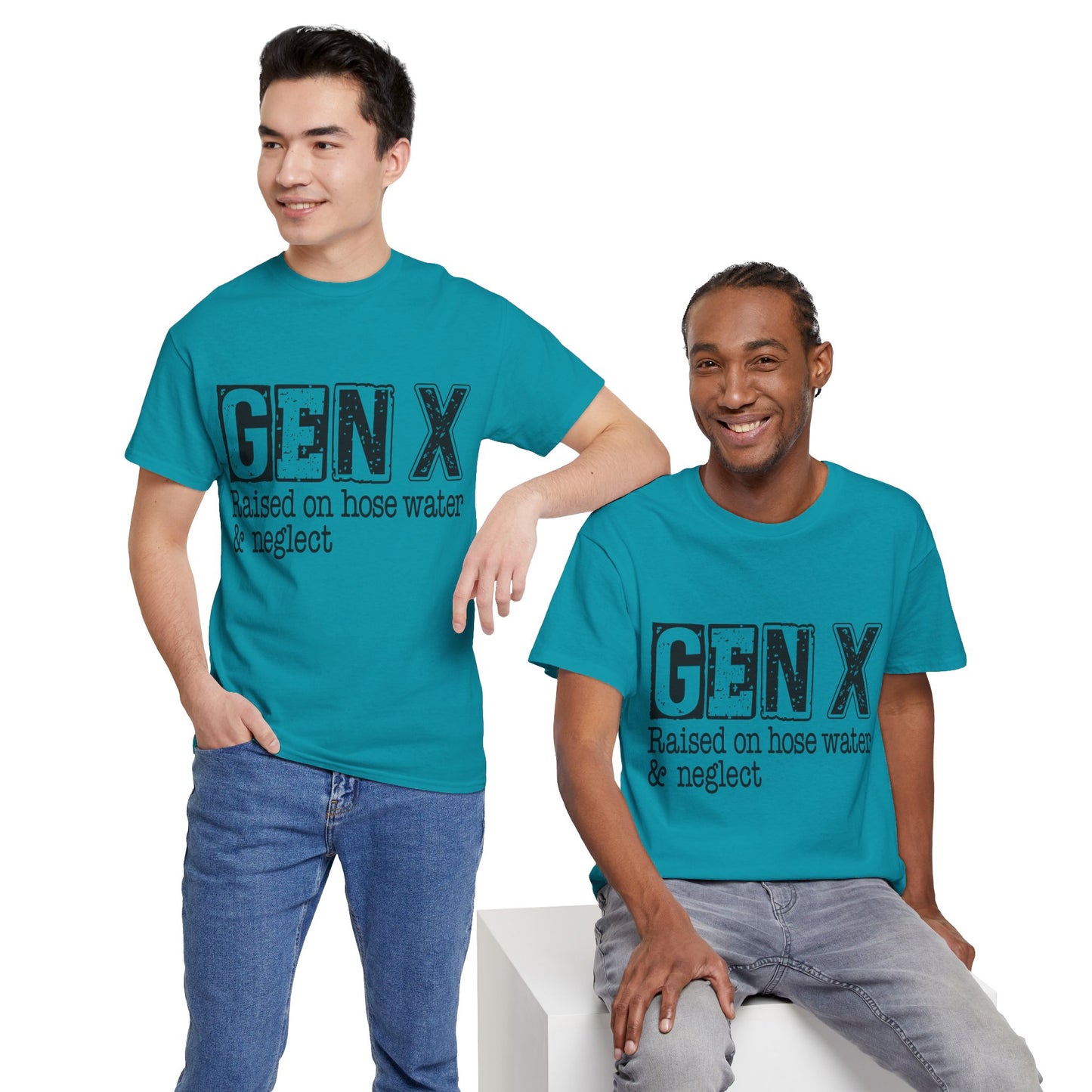 GEN X Raised On Hose Water & Neglect Tshirt Unisex Heavy Cotton