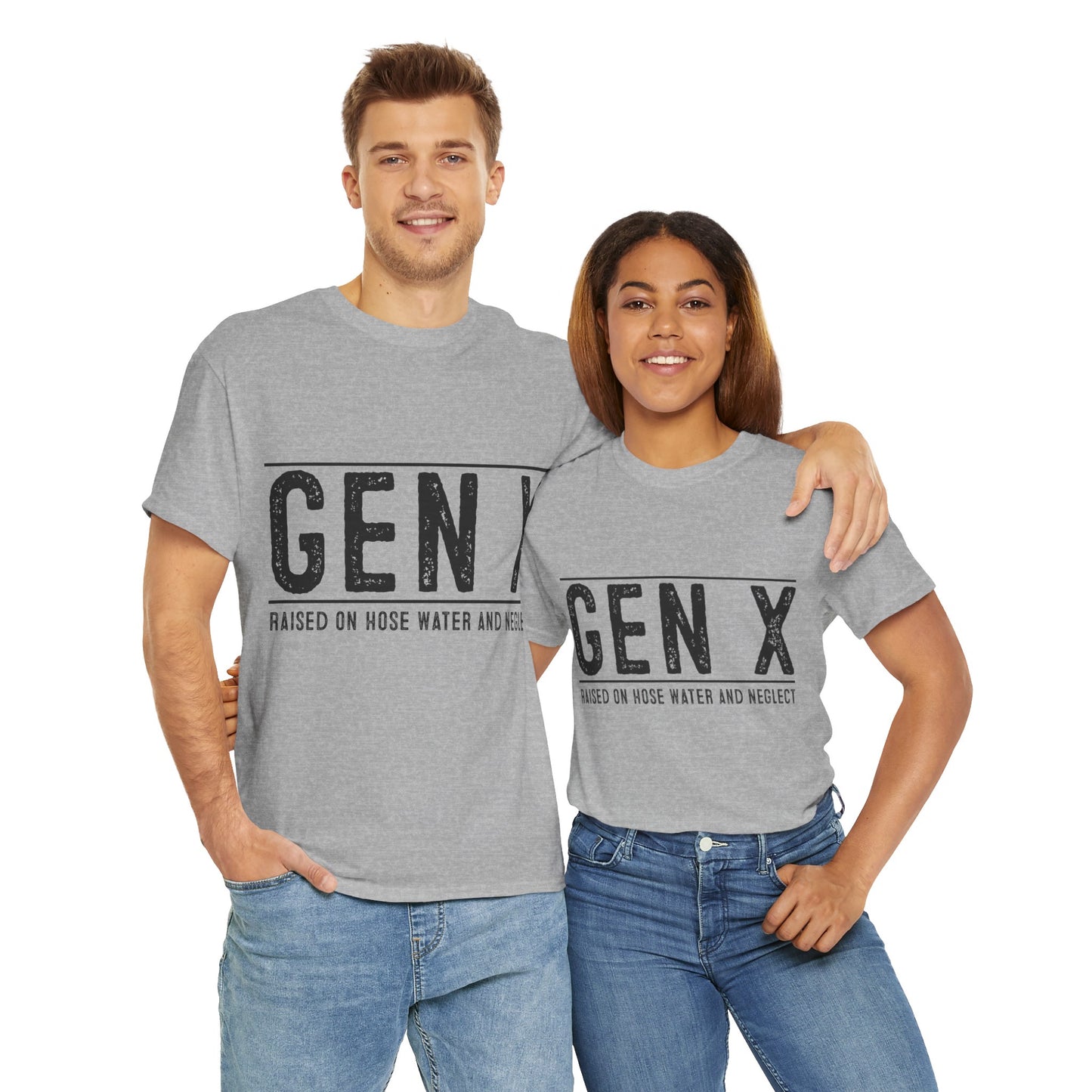 GEN X Raised On Hose Water & Neglect Tshirt Unisex Heavy Cotton