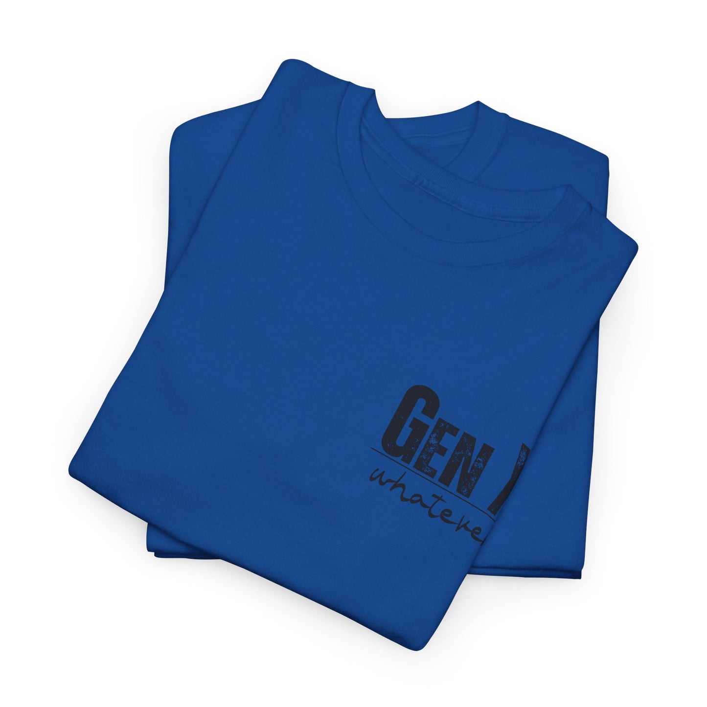 GEN X Definition Unisex Heavy Cotton T-Shirt Front & Back