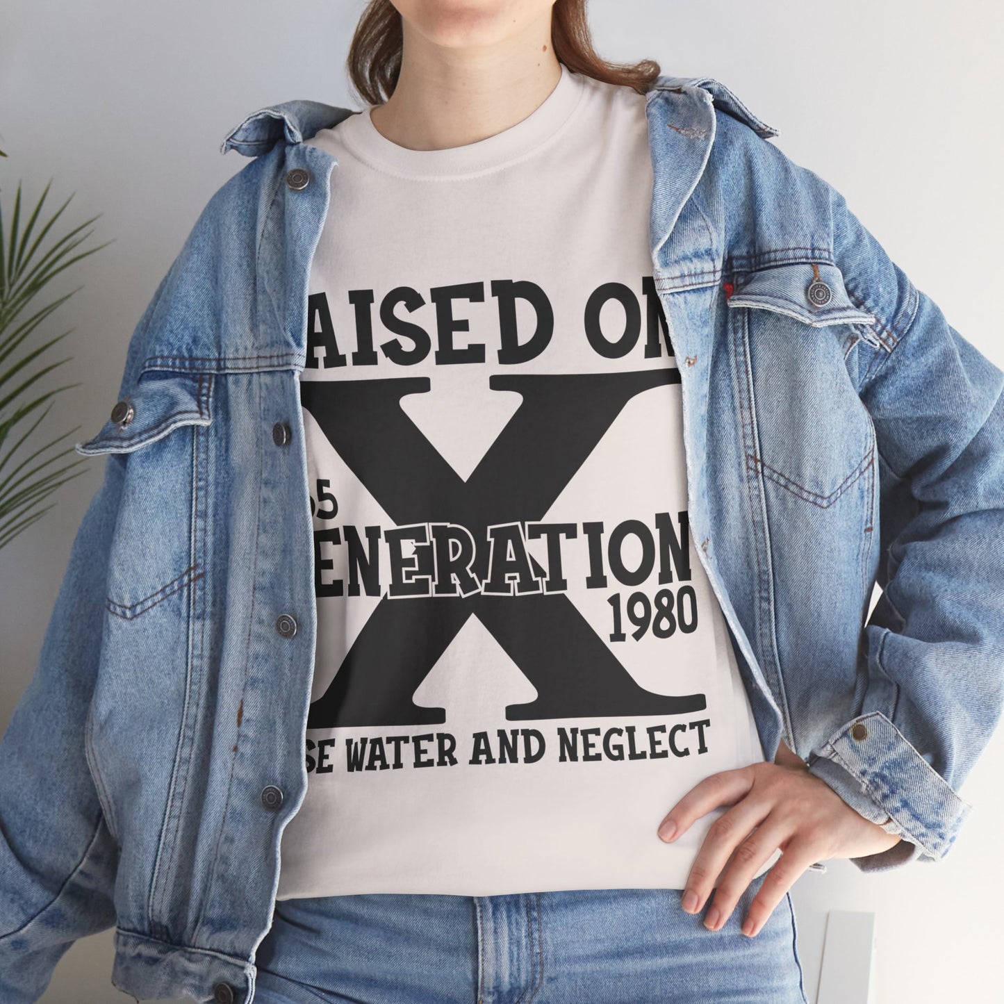 GEN X Raised On Hose Water & Neglect Tshirt Unisex Heavy Cotton