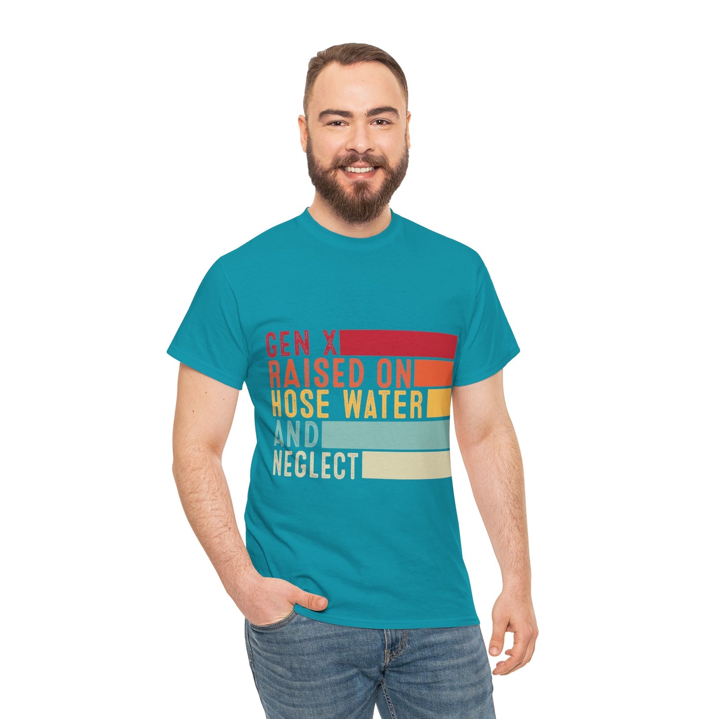 GEN X Raised On Hose Water & Neglect Tshirt Unisex Heavy Cotton