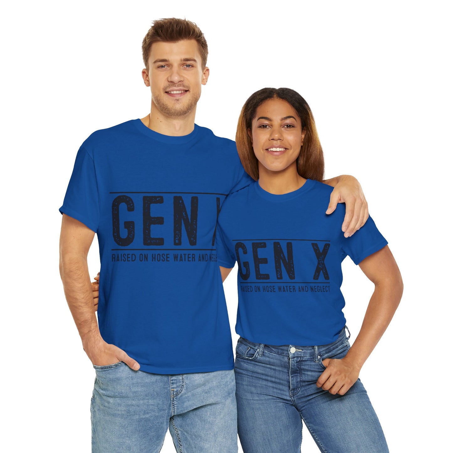 GEN X Raised On Hose Water & Neglect Tshirt Unisex Heavy Cotton