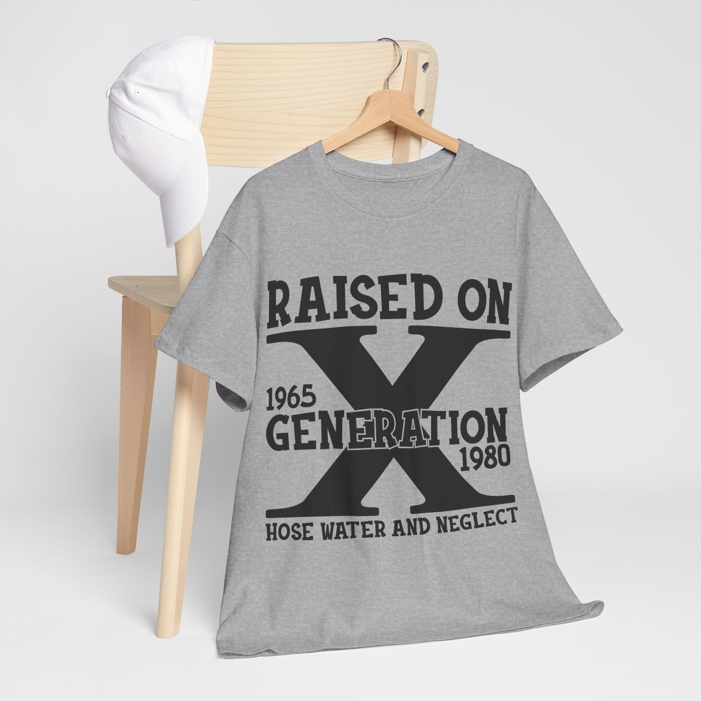 GEN X Raised On Hose Water & Neglect Tshirt Unisex Heavy Cotton