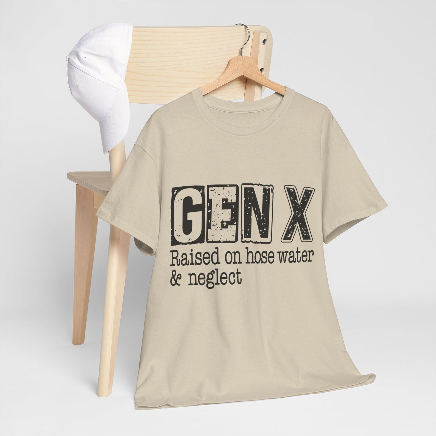 GEN X Raised On Hose Water & Neglect Tshirt Unisex Heavy Cotton