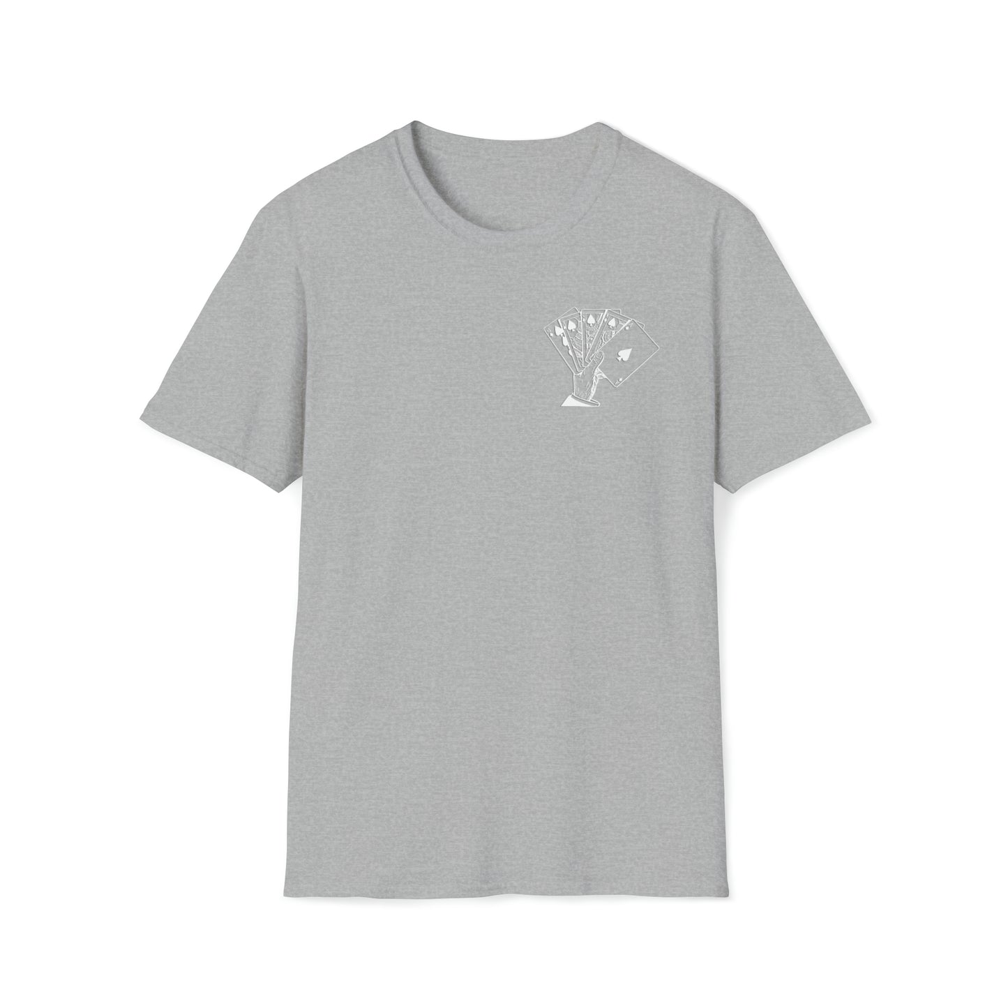 Royal Flush Poker Time to Play T-shirt Front and Back Design