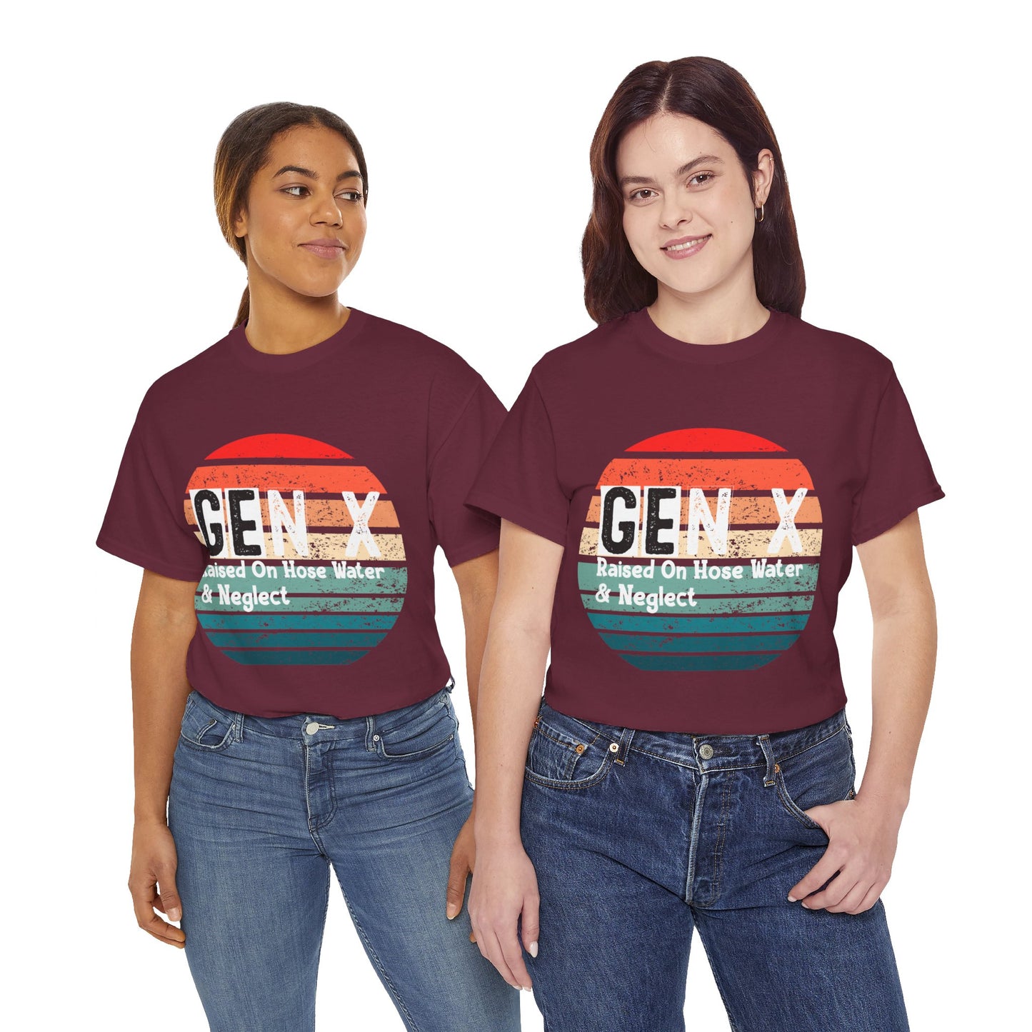GEN X Raised On Hose Water & Neglect Tshirt Unisex Heavy Cotton