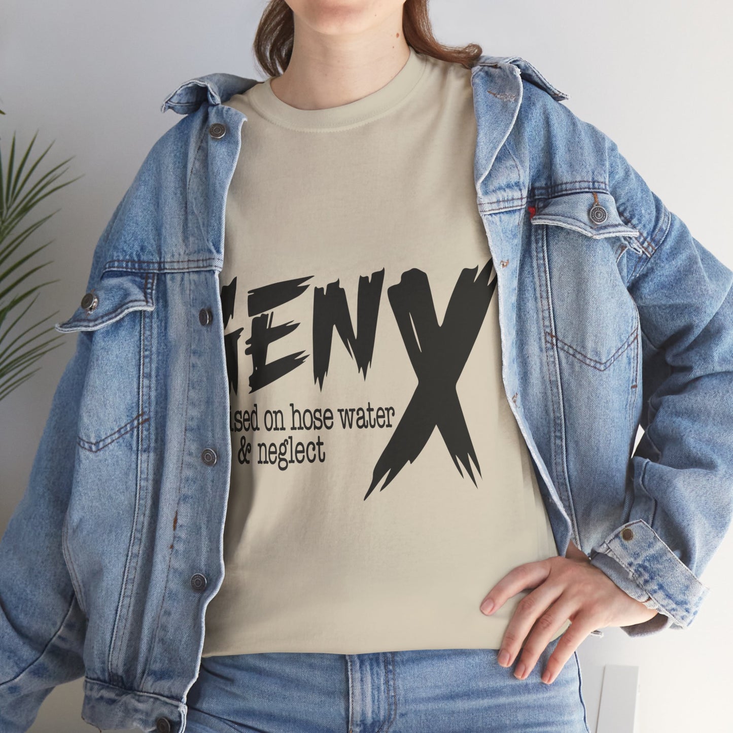 GEN X Raised On Hose Water & Neglect Tshirt Unisex Heavy Cotton