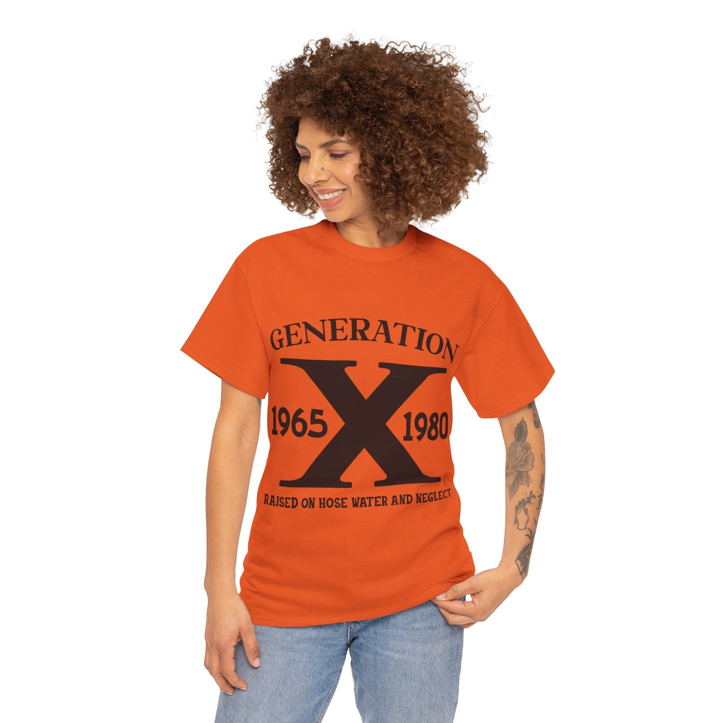 GEN X Raised On Hose Water & Neglect Tshirt Unisex Heavy Cotton