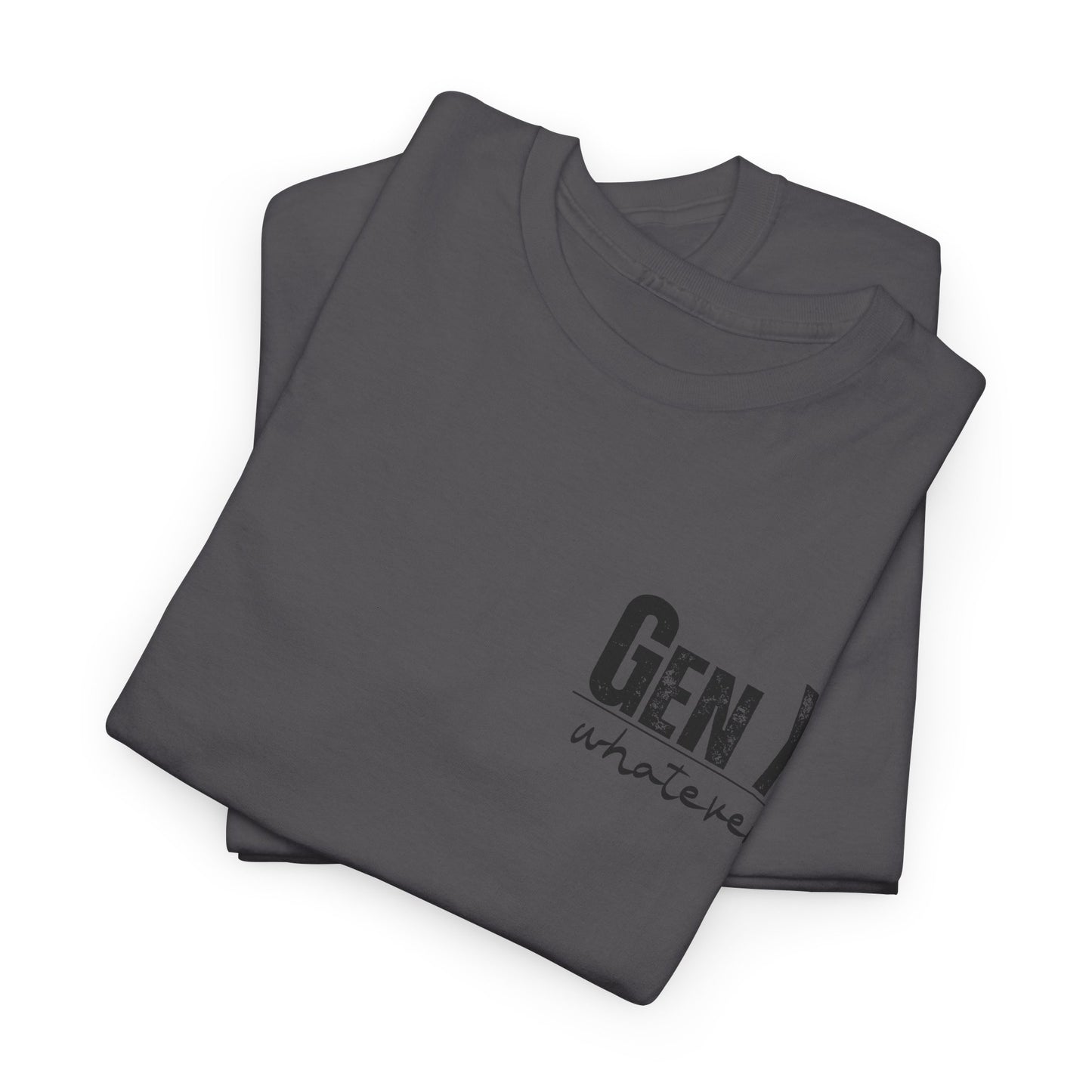 GEN X Definition Unisex Heavy Cotton T-Shirt Front & Back