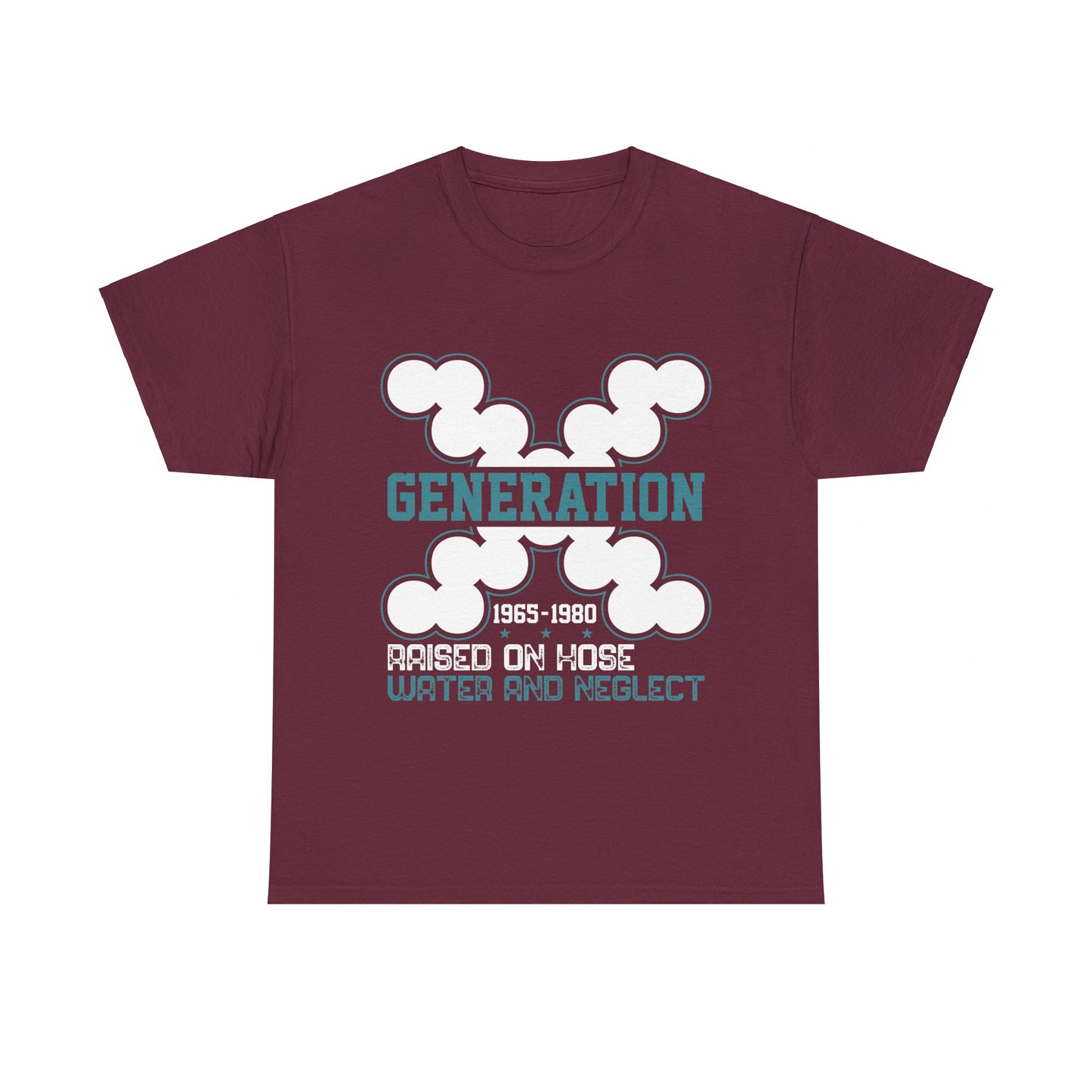 GEN X Raised On Hose Water & Neglect Tshirt Unisex Heavy Cotton T-shirt Unisex Heavy Cotton