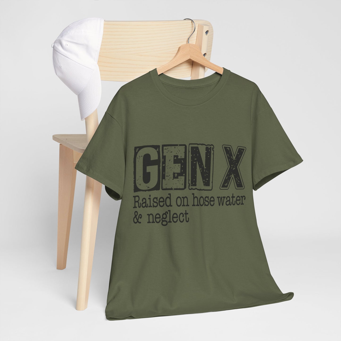 GEN X Raised On Hose Water & Neglect Tshirt Unisex Heavy Cotton